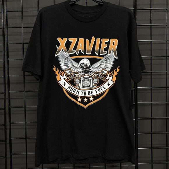 Xzavier Men's "Born to Be Free" Graphic Tee - Picture 1 of 2